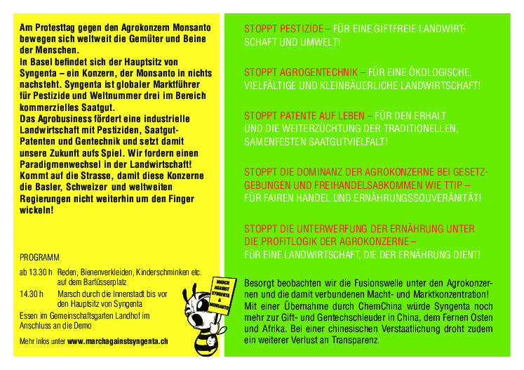 Flyer Rückseite